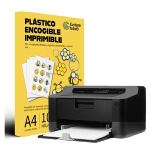 Plástico Encogible Imprimible Blanco